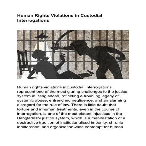 Human Rights Violations in Custodial Interrogations