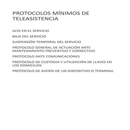 Documentacion complementaria esquemas teleasistencia