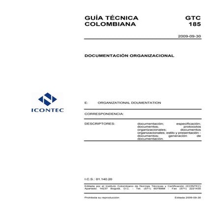 Documentacion organizacional