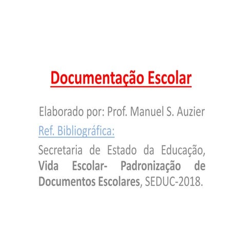 Documentação Escolar.pptx