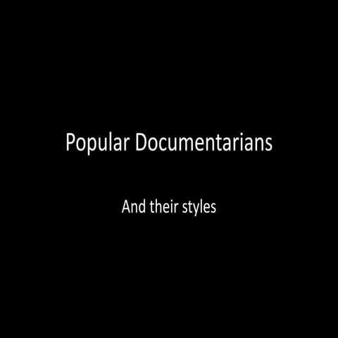Documentarians