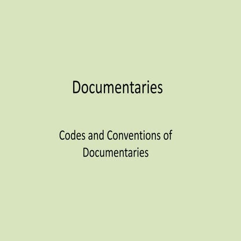 Documentaries irenee