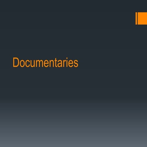Documentary conventions 