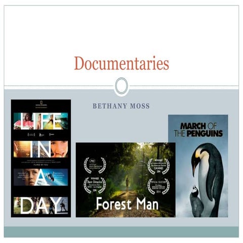 Documentary History & Modes