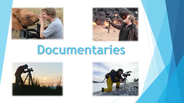 Types of documentaries | PPTX