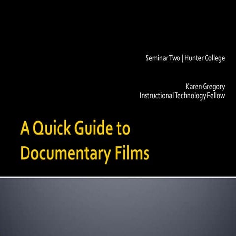 Documentary