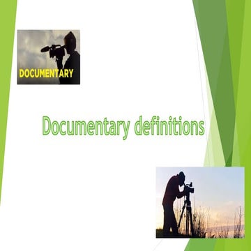 Documentary examples | PPTX