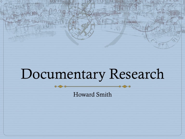 Documentary research topics picture