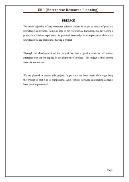 ERP on School Management System