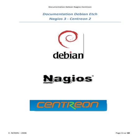 Documentation Debian Etch Nagios3 Centreon2