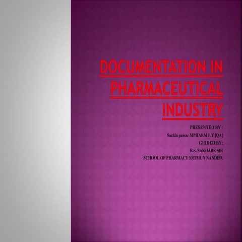 WHAT IS DOCUMENTATION IN PHARMACEUTICAL INDUSTRY visual data 2