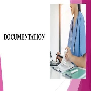 Nursing documentation ppt | PPTX