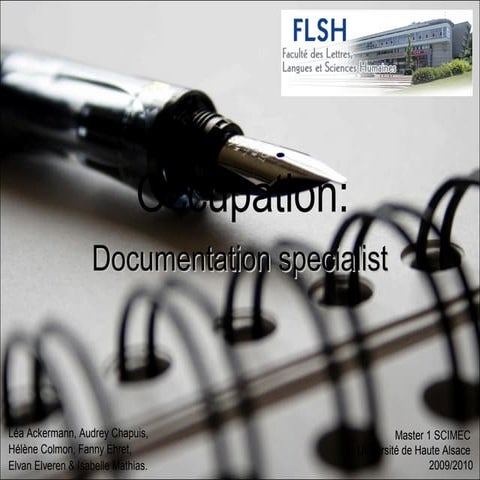 Documentation Specialist Ackermann Et Al