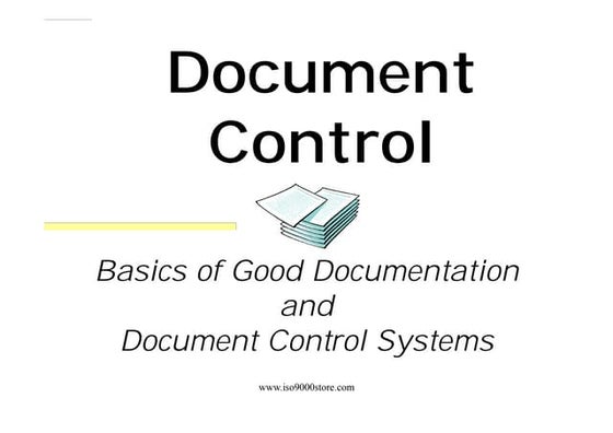 Document control procedure for legal practices | PDF
