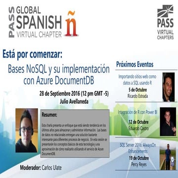 Bases NoSQL y su implementación con Azure DocumentDB