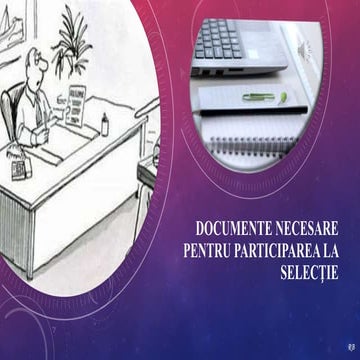 Documente de selectie - CV
