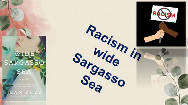 Racism In Wide Sargasso Sea