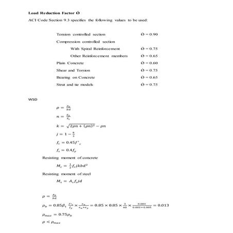 Construction engineering formula sheet | PDF