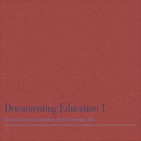 Documenting education 1