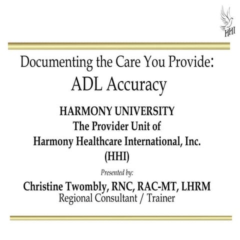 Documenting the Long-term Care You Provide