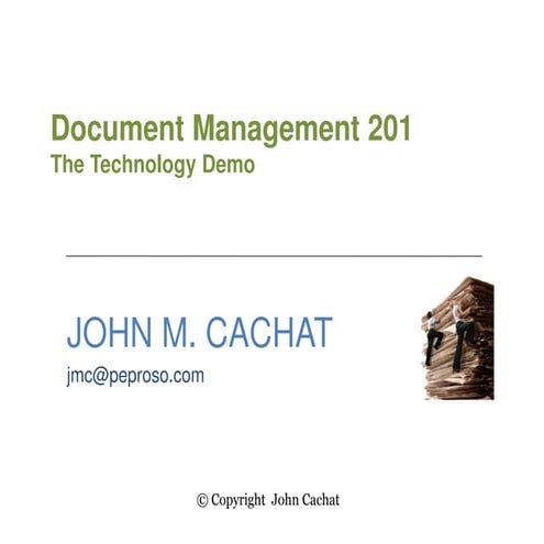 Document management 201