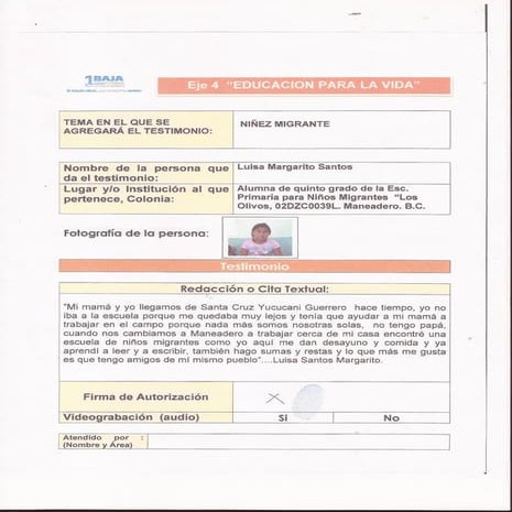 Testimonio | PDF