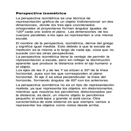 perspectiva isometrica