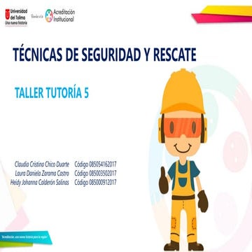 Técnicas de Seguridad y Rescate | PDF