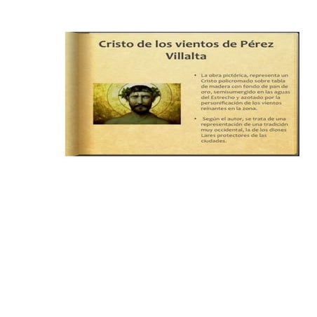 Cristo de los vientos de Pérez Villalba