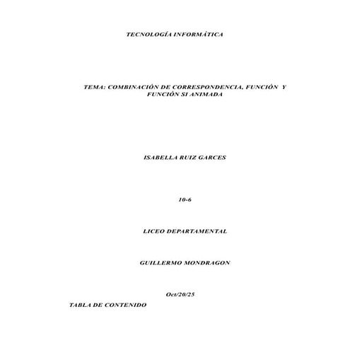 Trabajo de tecnologia indivual isabella ruiz