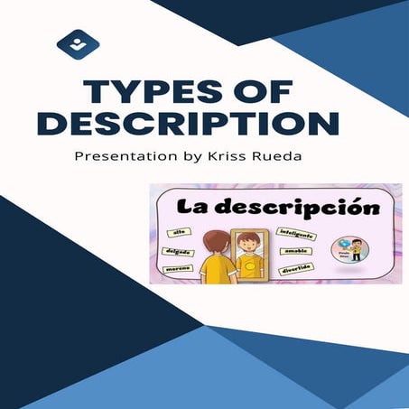 Comprehensive Guide to Types and Uses of Literary Description | PDF