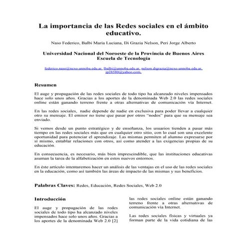 El Impacto de las Redes Sociales en la Educación Moderna y su Potencial ...