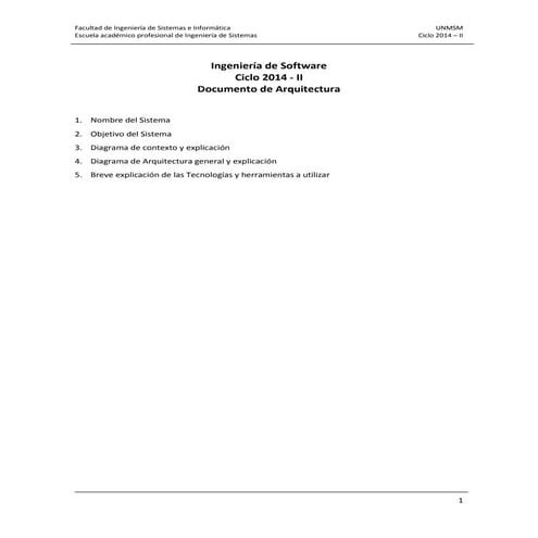 Documento de Arquitectura
