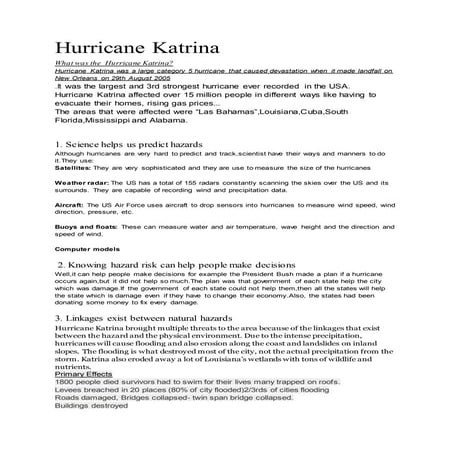 Documento huracan katrina 