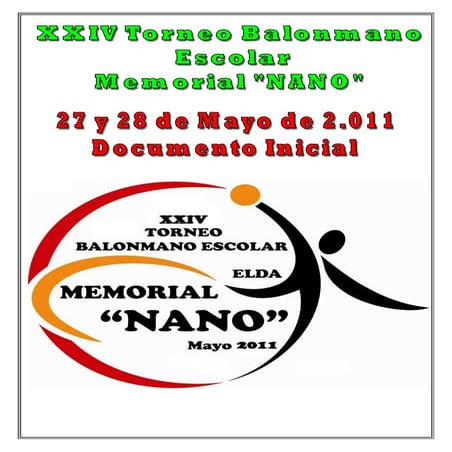 Torneo  de Balonmano el Nano