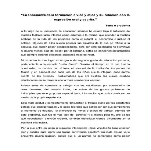 Documento reflexivo a partir del análisis de textos producidos por los alumno...