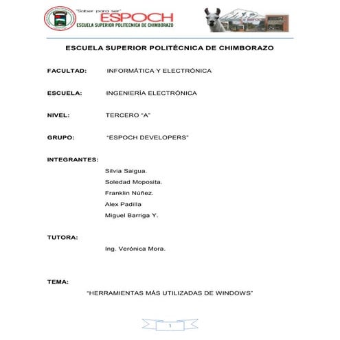 Herramientas de Windows