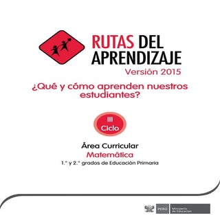 Matemática-III RUTAS DE APRENDIZAJE...