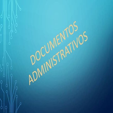 Documentos administrativos