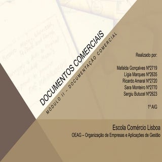 Documentos comerciais 