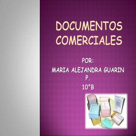 Documentos comerciales