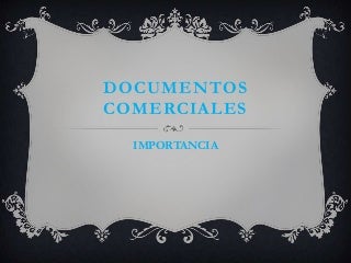 Documentos comerciales