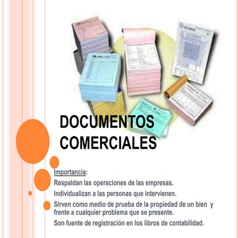 Documentos  comerciales