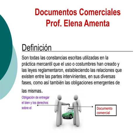 Documentos comerciales (sistema información contable)