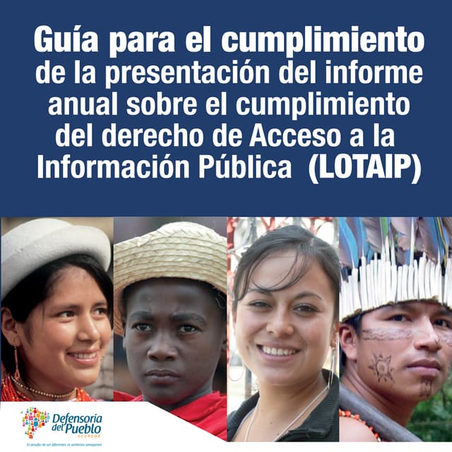 Guía para presentar informe anual LOTAIP