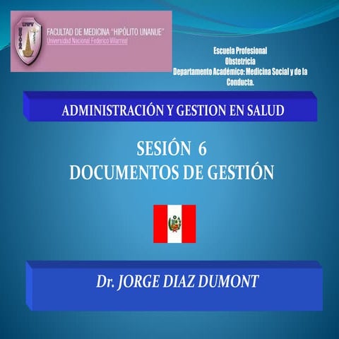 Documentos de Gestion ROF salud dr dumont