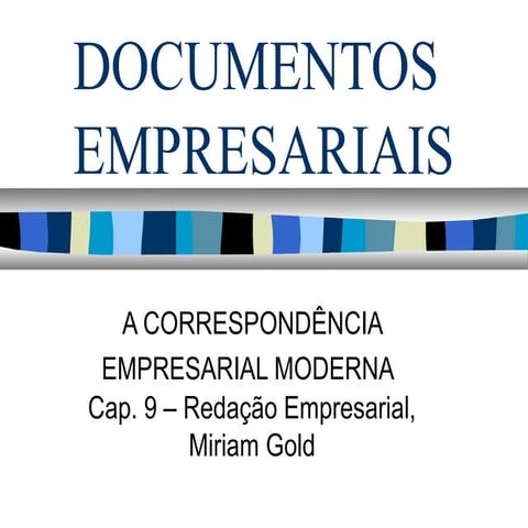 Documentos empresariais | PPT