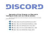 Aprenda a criar e configurar seu grupo do discord | PDF