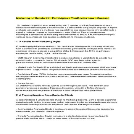 Guia Completo de Marketing Moderno 2025. | PDF