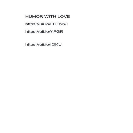 HUMOR WITH LOVE | PDF